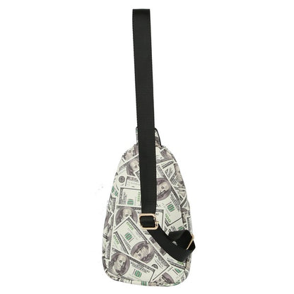 Lucky 100 Dollar Bills C-Notes Sling Backpack