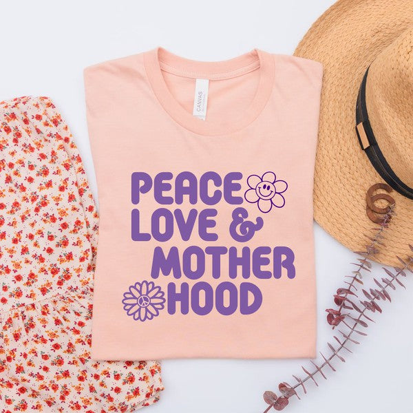 Peace Love Motherhood Graphic Tee