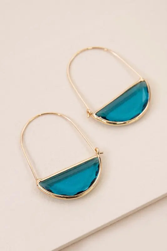 Glacier Hoop Earrings Lovoda