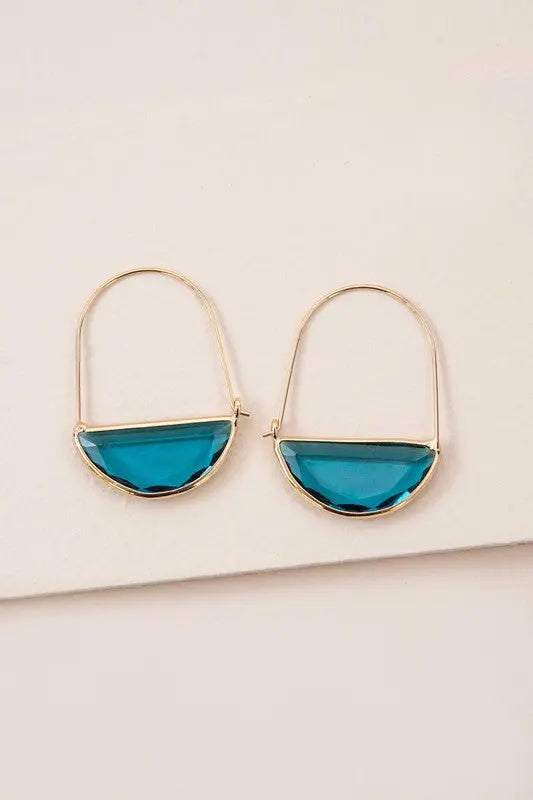 Glacier Hoop Earrings Lovoda