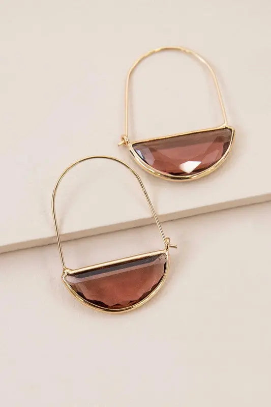 Glacier Hoop Earrings Lovoda