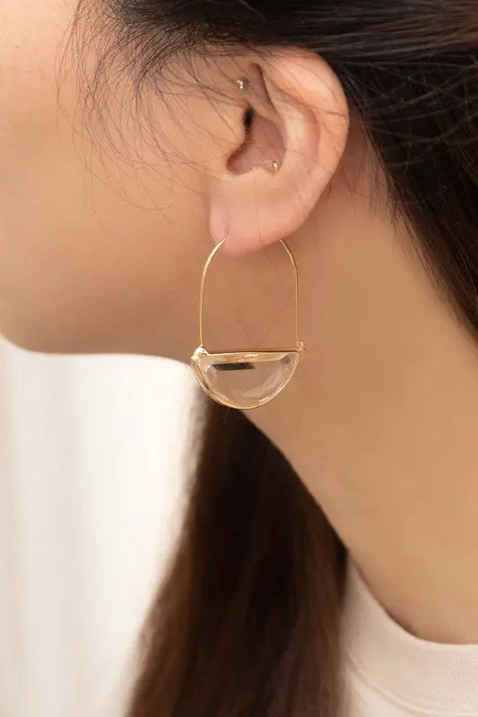 Glacier Hoop Earrings Lovoda