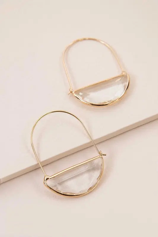 Glacier Hoop Earrings Lovoda