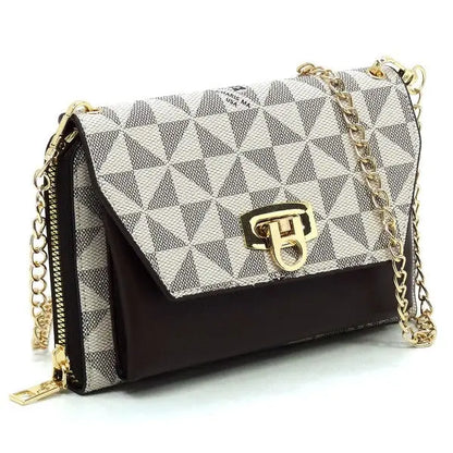 Monogram Zip Around Crossbody Clutch Wallet Fashion World