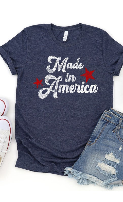 Vintage Made in America Graphic Tee PLUS