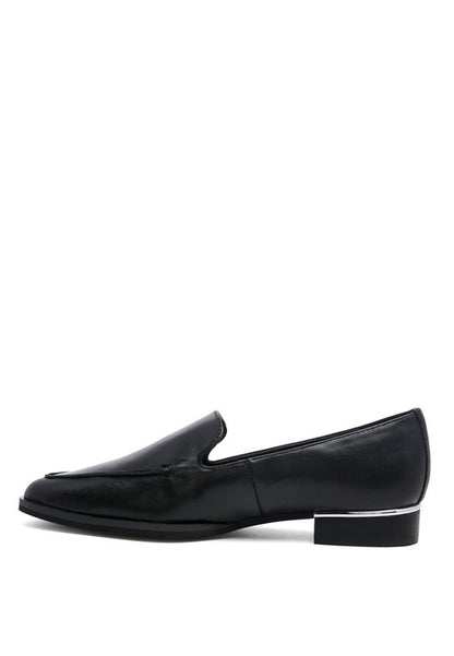 ANNA Leather Slip-On Loafers