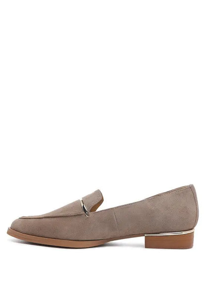 PAULINA Suede Leather Loafers Rag Company