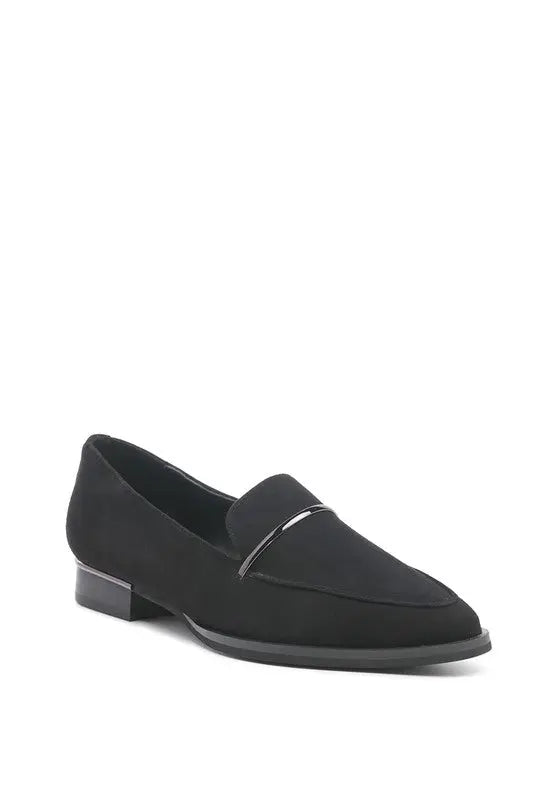 PAULINA Suede Leather Loafers Rag Company