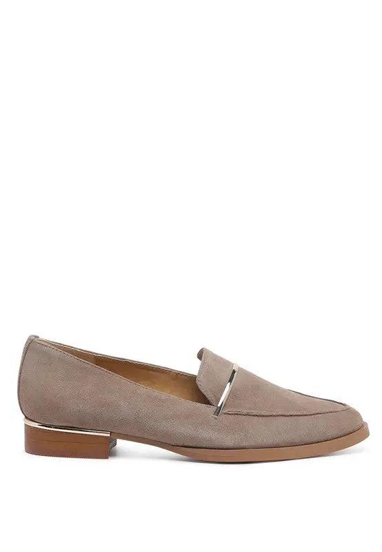 PAULINA Suede Leather Loafers Rag Company