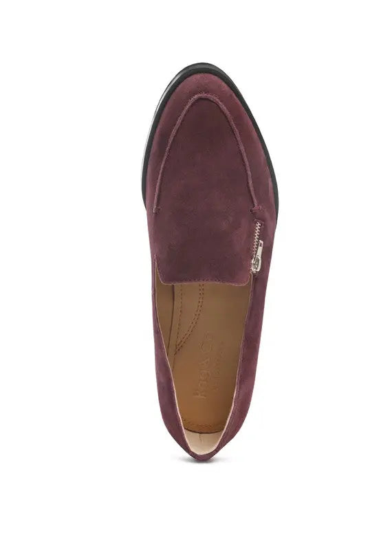 SARA Suede Slip-On Loafers Rag Company