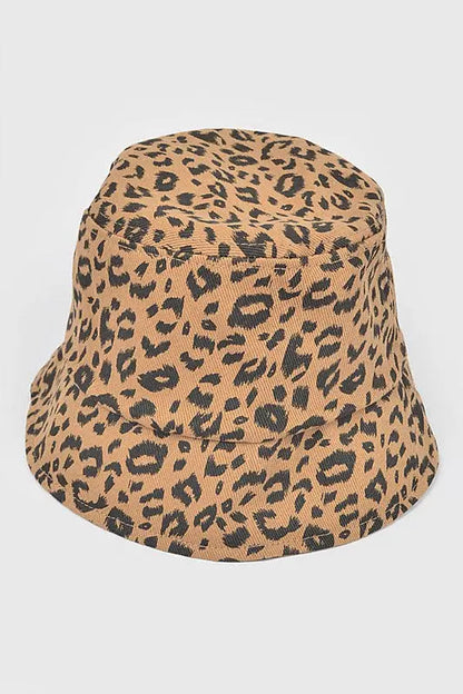 Leopard Printed Bucket Hat