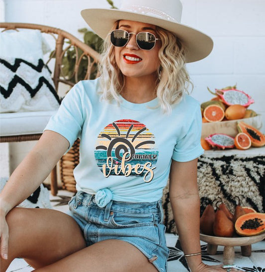 Summer Vibes Softstyle Graphic Tee