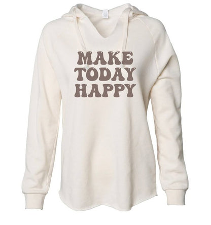 Make Today Happy Wavewash Hoodie