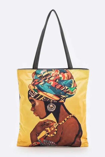 Beading Turban Girl Embellished Tote Artini Accessories