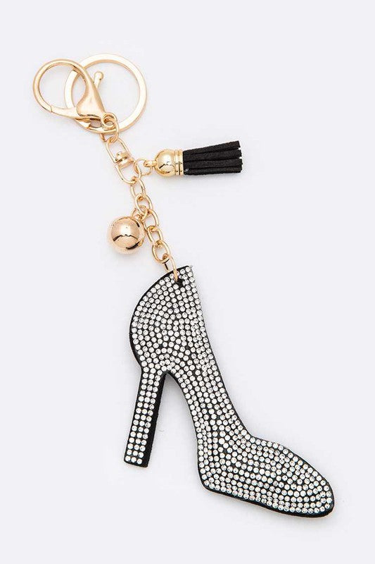 Crystal Heels Pillow Key Chain