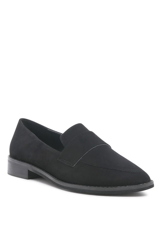 ZOFIA Suede Penny Loafers