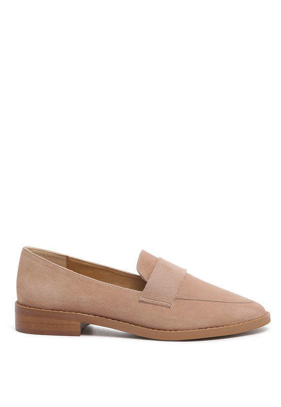 ZOFIA Suede Penny Loafers