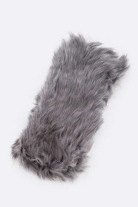 Soft Fur Convertible Headband Headband AFFLUZA.COM