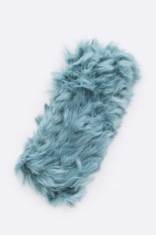 Soft Fur Convertible Headband Headband AFFLUZA.COM