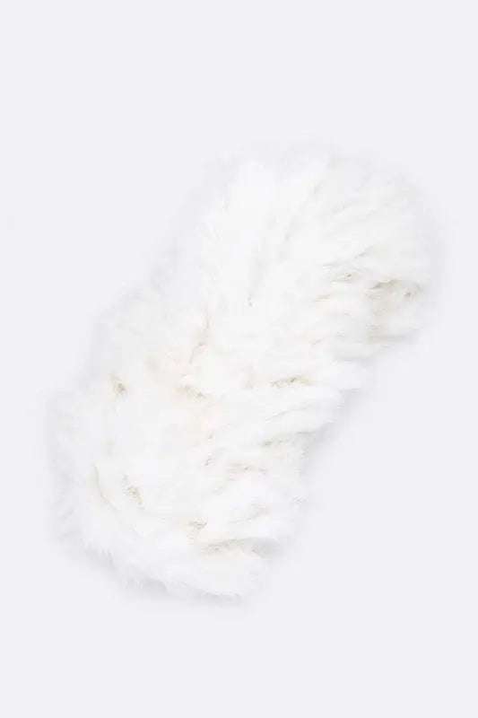 Soft Fur Convertible Headband Headband AFFLUZA.COM