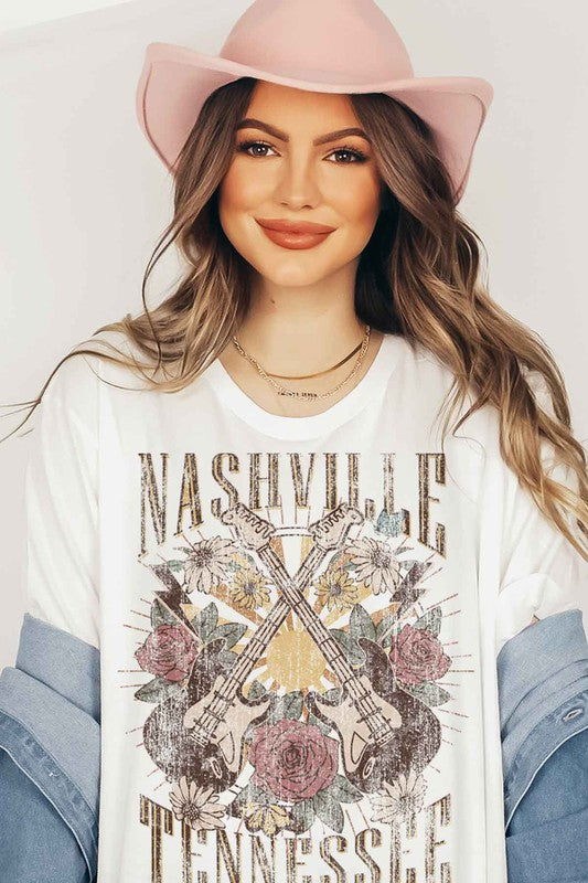 NASHVILLE TENNESSEE GRAPHIC T-SHIRT