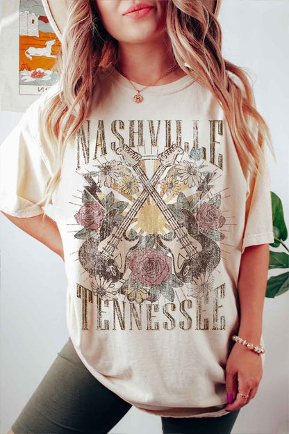 NASHVILLE TENNESSEE T-SHIRT PLUS SIZE