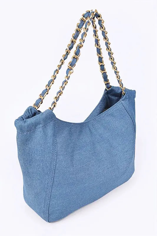 Denim Fashion Tote Bag Artini Accessories