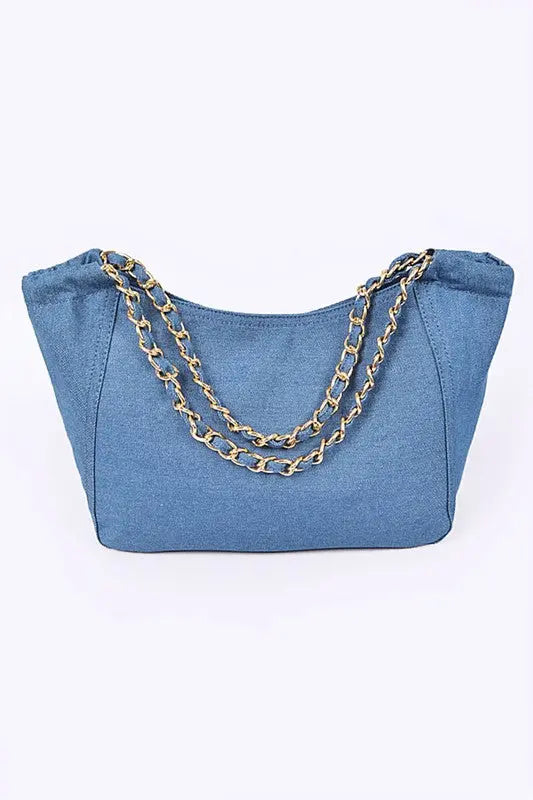 Denim Fashion Tote Bag Artini Accessories