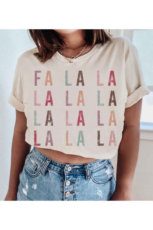 FA LA LA CHRISTMAS GRAPHIC TEE / T-SHIRT