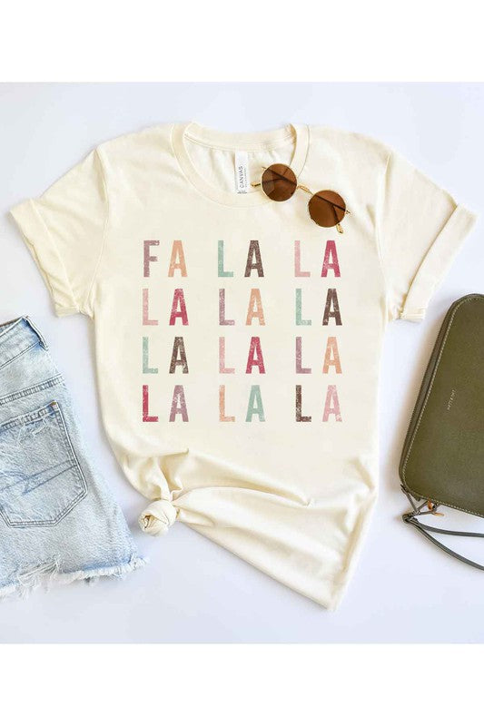 FA LA LA CHRISTMAS GRAPHIC TEE / T-SHIRT