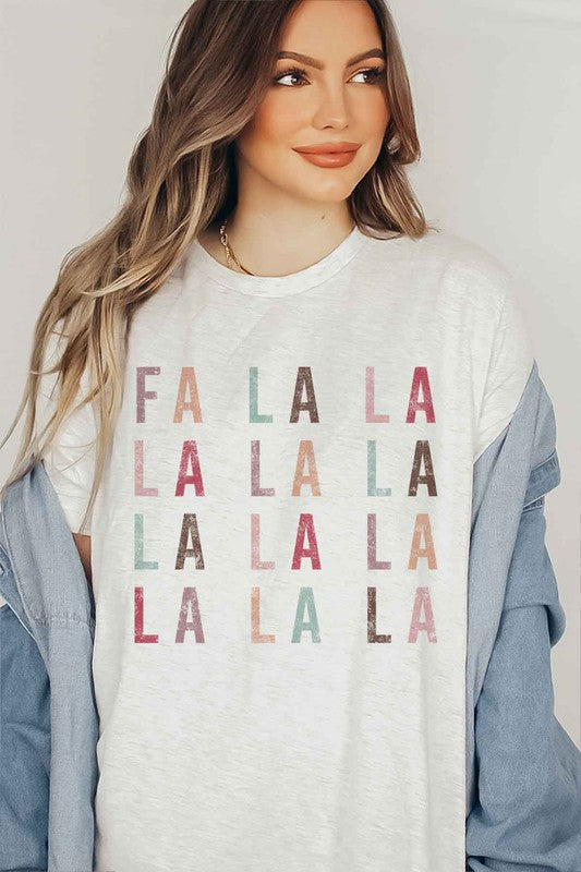 FA LA LA CHRISTMAS GRAPHIC TEE / T-SHIRT