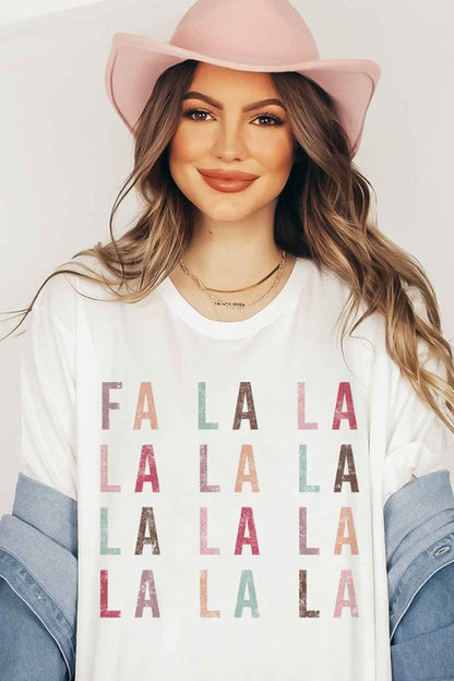 FA LA LA CHRISTMAS GRAPHIC TEE / T-SHIRT