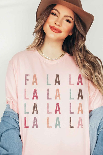 FA LA LA CHRISTMAS GRAPHIC TEE / T-SHIRT