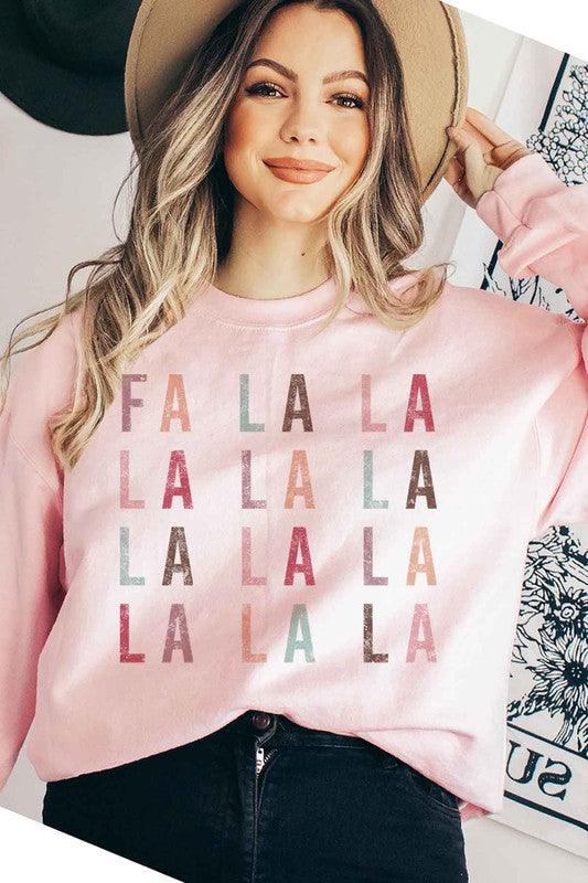 FA LA LA CHRISTMAS GRAPHIC SWEATSHIRT