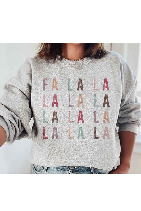 FA LA LA CHRISTMAS GRAPHIC SWEATSHIRT