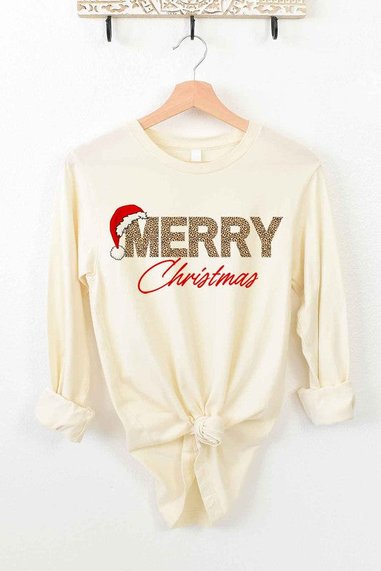 MERRY CHRISTMAS LONG SLEEVE TEE