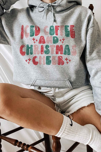 ICED COFFEE CHEERS GRAPHIC HOODIE