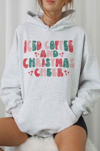 ICED COFFEE CHEERS GRAPHIC HOODIE