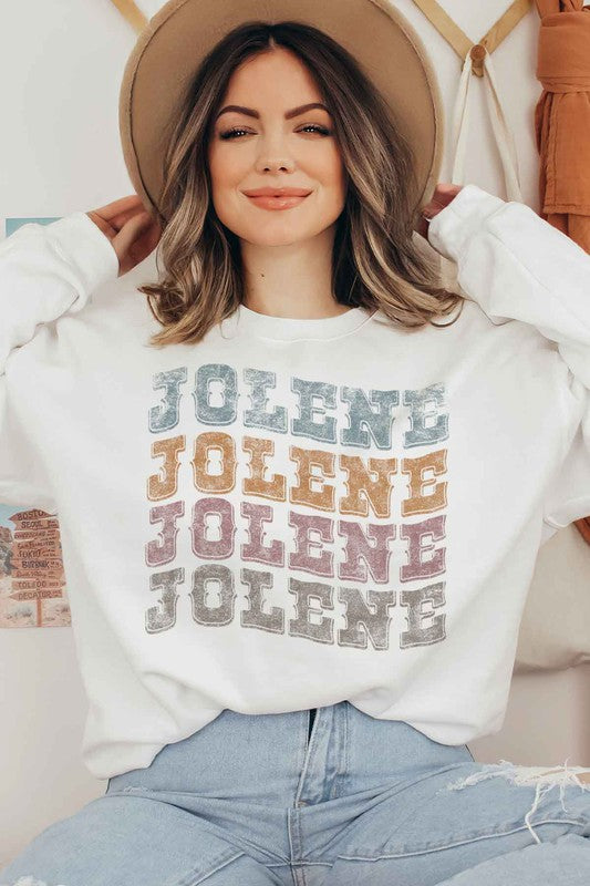 JOLENE WESTERN DOLLY GRAPHIC SWEATSHIRT