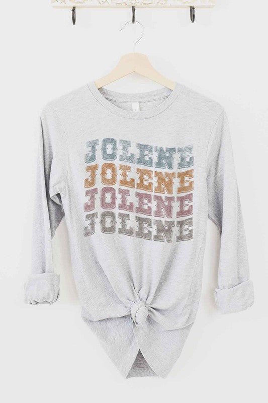 JOLENE WESTERN DOLLY LONG SLEEVE TEE