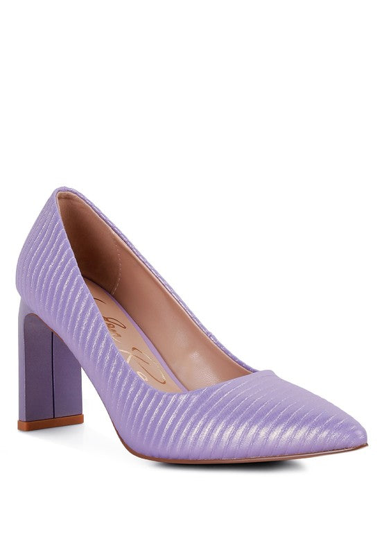 Tickles Italian Block Heel Pumps