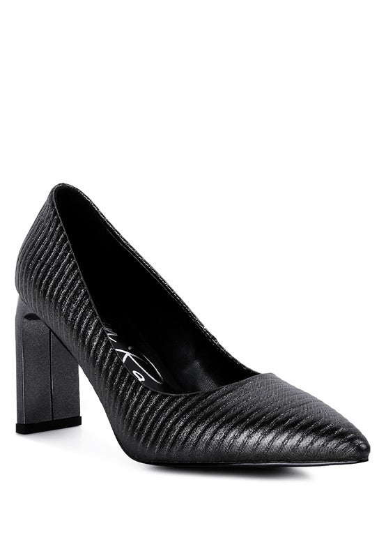 Tickles Italian Block Heel Pumps