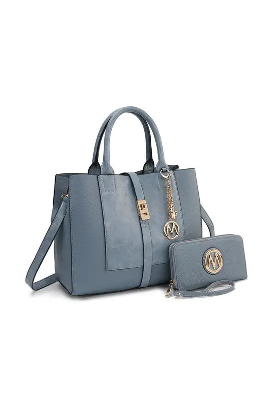 MKF Collection Yola Satchel Bag with Wallet By Mia MKF Collection by Mia K