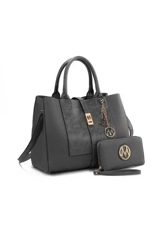 MKF Collection Yola Satchel Bag with Wallet By Mia MKF Collection by Mia K