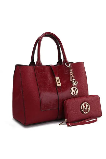 MKF Collection Yola Satchel Bag with Wallet By Mia MKF Collection by Mia K