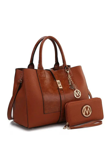 MKF Collection Yola Satchel Bag with Wallet By Mia MKF Collection by Mia K