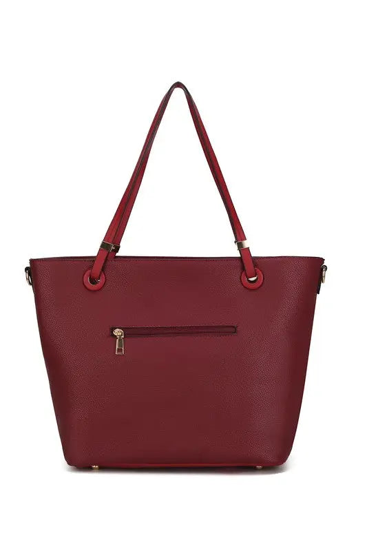 MKF Collection Vallie Color Block Tote bag by Mia MKF Collection by Mia K