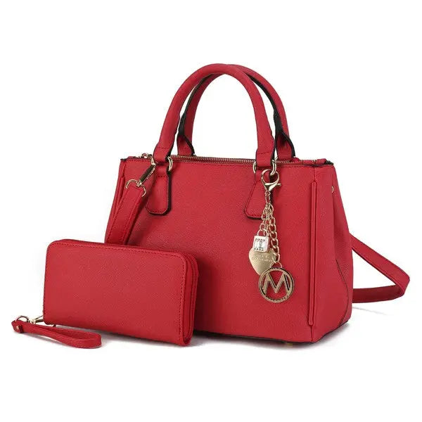 MKF Collection Ruth Satchel Bag with Wallet by Mia MKF Collection by Mia K