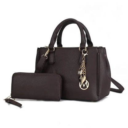 MKF Collection Ruth Satchel Bag with Wallet by Mia MKF Collection by Mia K