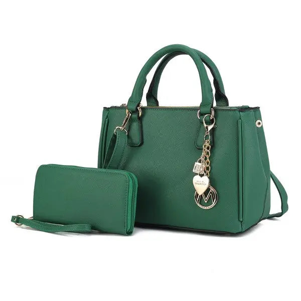 MKF Collection Ruth Satchel Bag with Wallet by Mia MKF Collection by Mia K